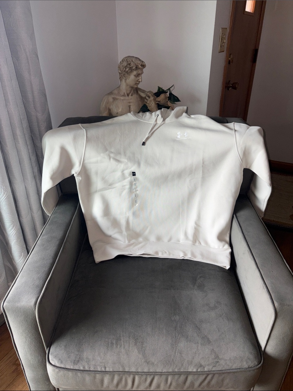 Under Armour Off-White Pullover Hoodie